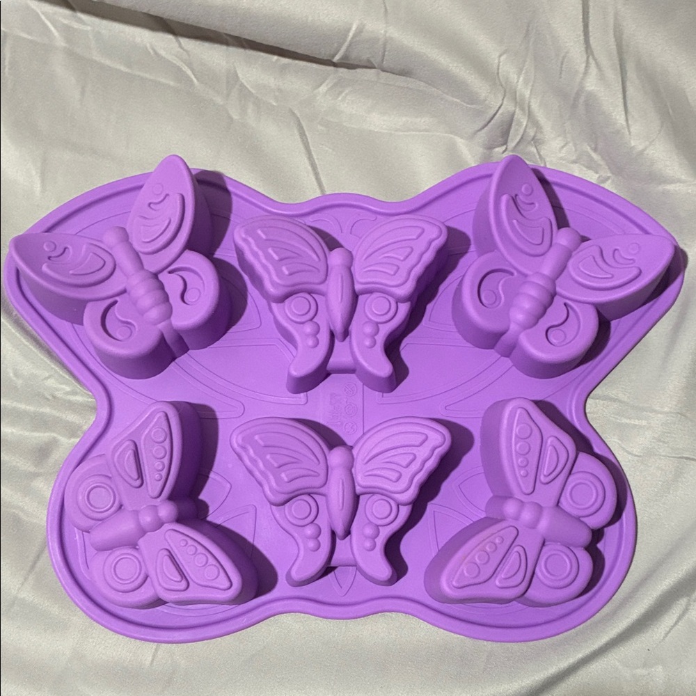 Purple Butterfly Silicone Mold